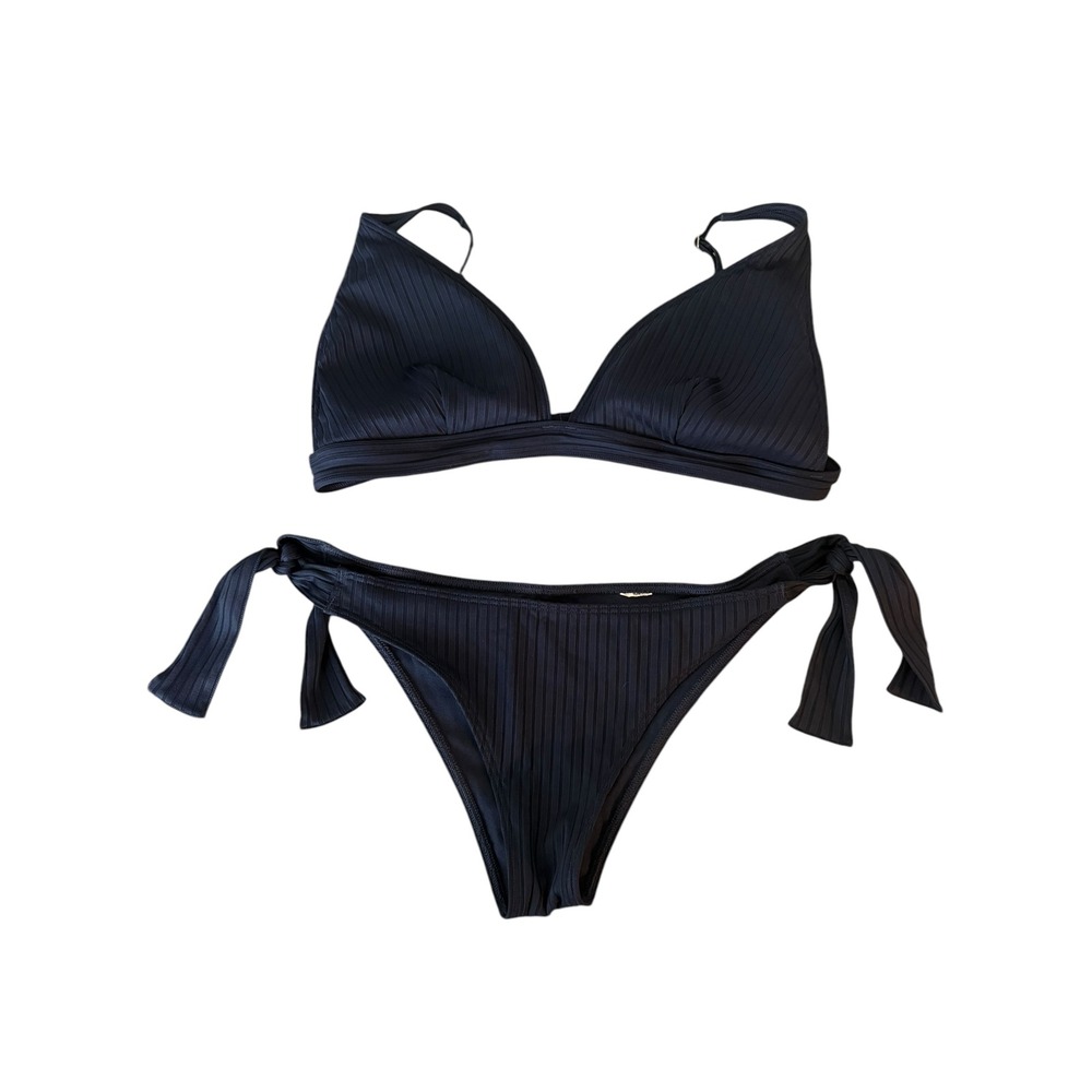 Abercrombie & Fitch Black Bikini Large top small bottom
